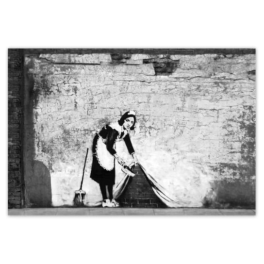 Plakat 155x105 Banksy Pokojówka ZeSmakiem