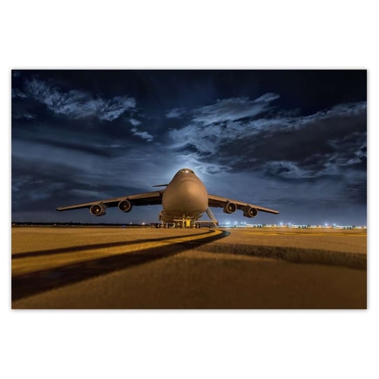 Plakat 155x105 Wielki samolot Lotnisko ZeSmakiem