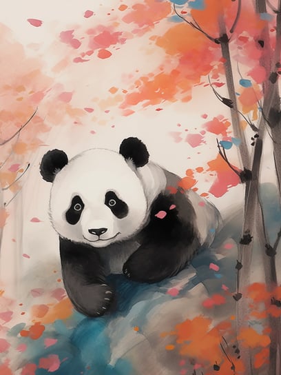 Plakat 15x20cm Panda wśród Klonów Zakito Posters