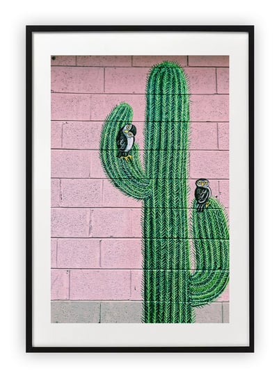 Plakat 15x21 cm Kaktus Natura Zieleń      WZORY Printonia