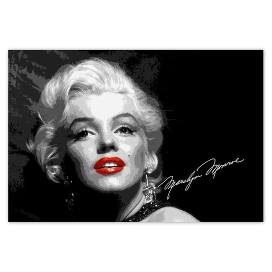 Plakat 185x125 Marilyn Monroe autograf ZeSmakiem