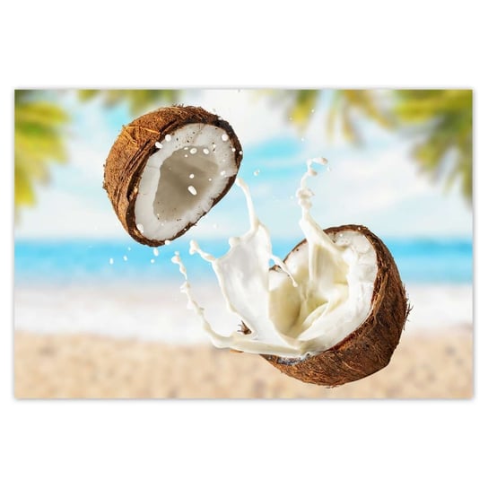 Plakat 185x125 Mleczko kokosowe Kokosy ZeSmakiem