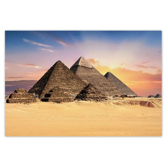 Plakat 185x125 Piramidy Egipt Krajobraz ZeSmakiem