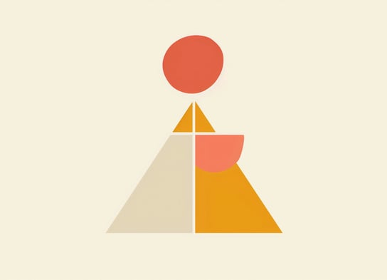 Plakat 18x13cm Piramida Równowagi Inna marka
