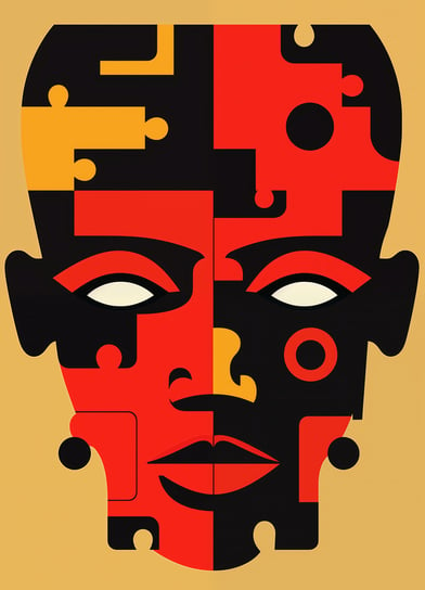 Plakat 20,5x28,4cm Puzzle Tożsamości Zakito Posters