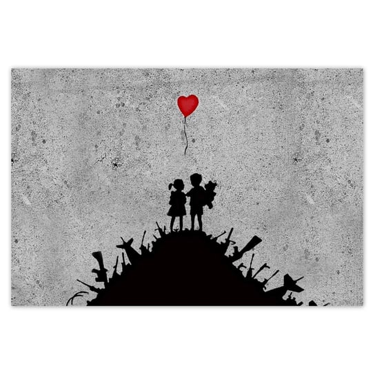 Plakat 200x135 Banksy Dzieci na stosie ZeSmakiem