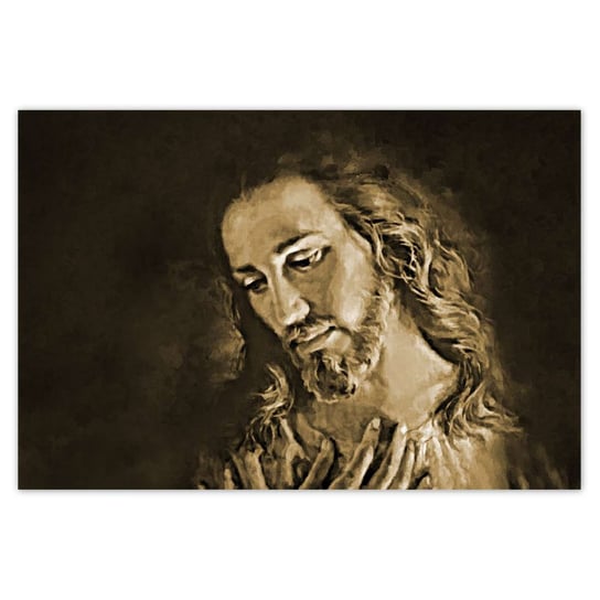 Plakat 200x135 Jezus Chrystus Sepia ZeSmakiem