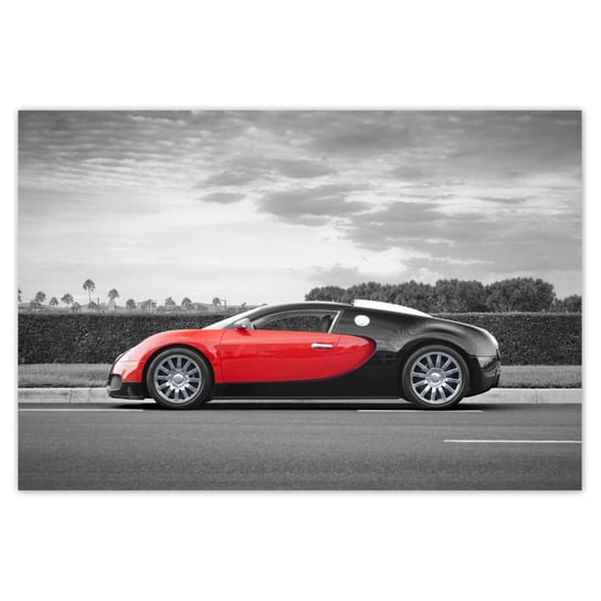 Plakat 200x135 Sport car Bugatti ZeSmakiem