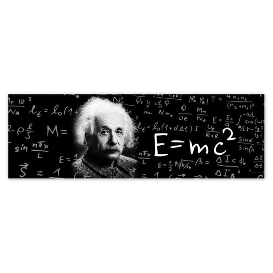 Plakat 200x66 E=MC2 Albert Einstein ZeSmakiem