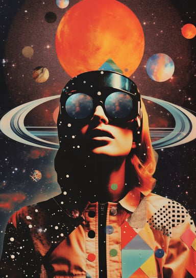 Plakat 21x29,7cm Kosmiczne Wizje Inna marka