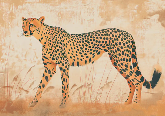Plakat 29,7x21cm Gepard w Ruchu Zakito Posters