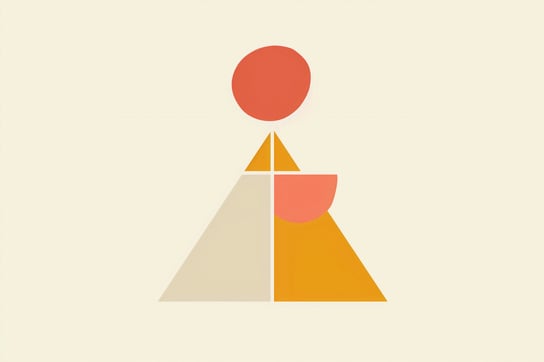 Plakat 30x20cm Piramida Równowagi Inna marka