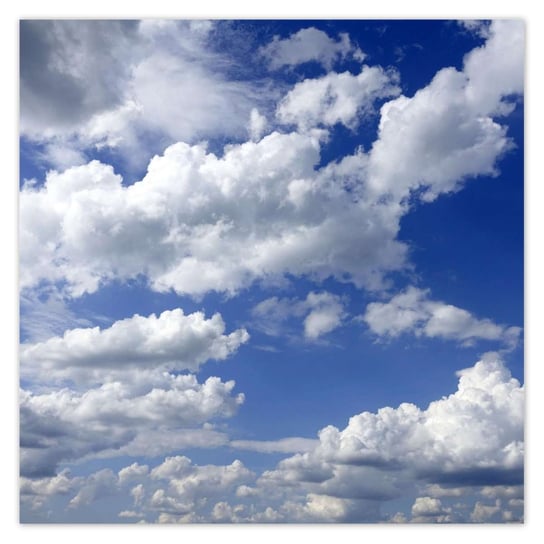 Plakat 30x30 Kłębiaste chmury Niebo ZeSmakiem