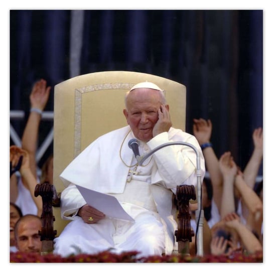 Plakat 30x30 Papież Polak Jan Paweł II ZeSmakiem