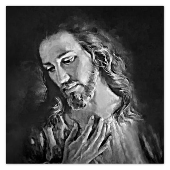 Plakat 30x30 Twarz Jezusa Chrystusa ZeSmakiem