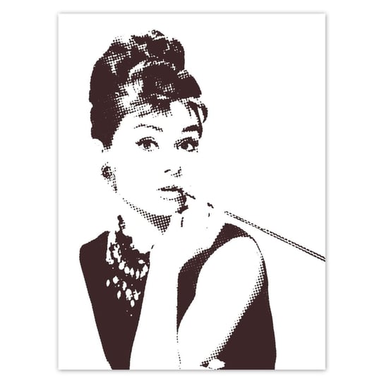 Plakat 30x40 Audrey Hepburn Cygaretka ZeSmakiem