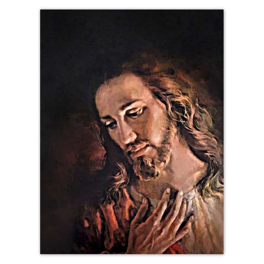 Plakat 30x40 Oblicze Jezusa Chrystusa ZeSmakiem