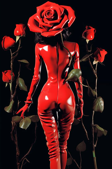 Plakat 30x45cm Kwiatowa Persona Róż Zakito Posters