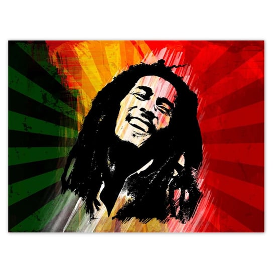 Plakat 40x30 Bob Marley Reggae ZeSmakiem
