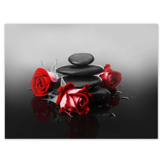 Plakat 40x30 Czerwone róże SPA ZeSmakiem