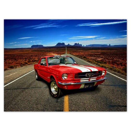 Plakat 40x30 Ford Mustang Autostrada ZeSmakiem