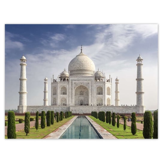 Plakat 40x30 Historyczny Taj-Mahal ZeSmakiem