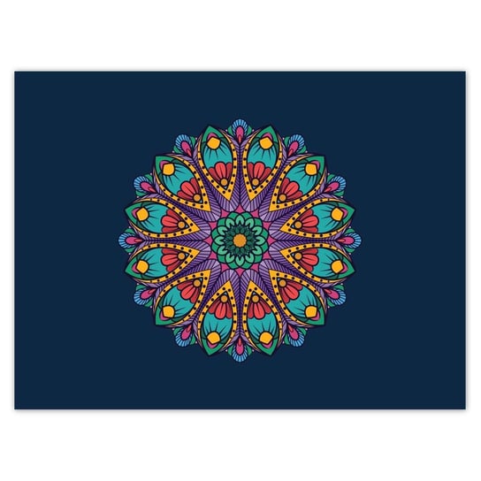 Plakat 40x30 Mandala z Maroka Morocco ZeSmakiem