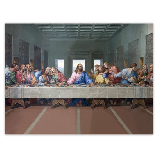 Plakat 40x30 Ostatnia Wieczerza Jezus ZeSmakiem