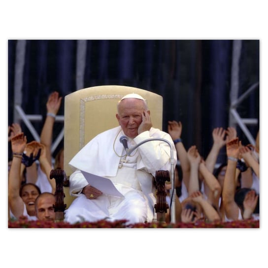 Plakat 40x30 Papież Polak Jan Paweł II ZeSmakiem