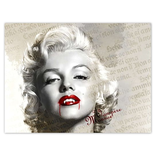 Plakat 40x30 Wampire Marilyn Monroe ZeSmakiem