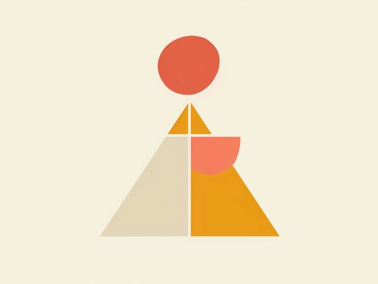 Plakat 40x30cm Piramida Równowagi Inna marka