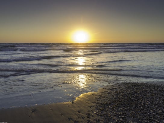 Plakat 40x30cm Spokojny zachód słońca na plaży, As Inna marka