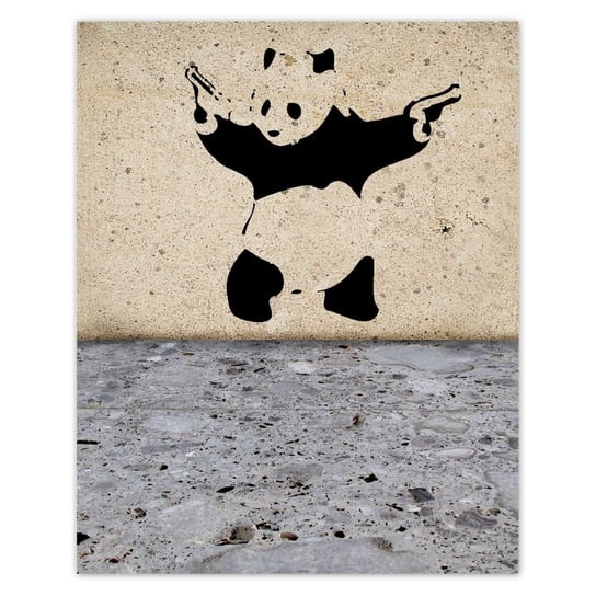 Plakat 40x50 Banksy Panda ZeSmakiem