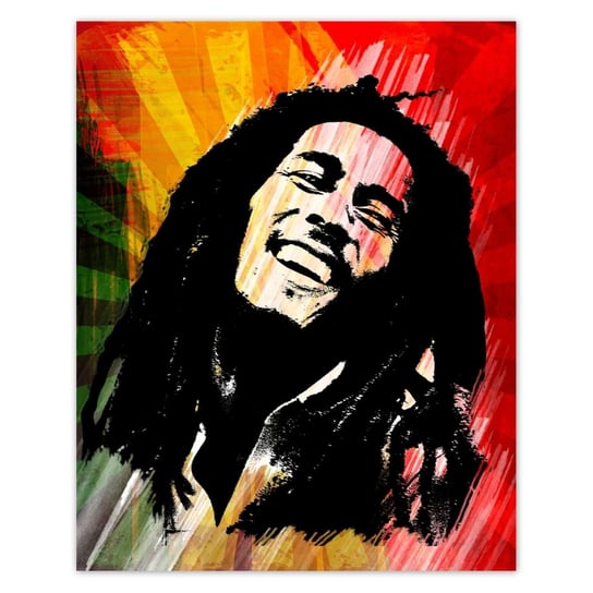Plakat 40x50 Bob Marley Reggae ZeSmakiem
