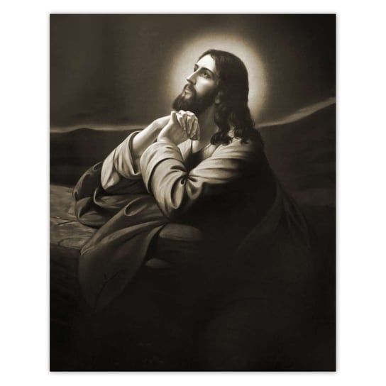 Plakat 40x50 Jezus modli się w Ogrójcu ZeSmakiem