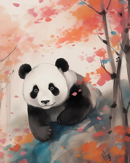 Plakat 40x50cm Panda wśród Klonów Zakito Posters