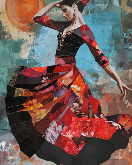 Plakat 40x50cm Taniec Flamenco Zakito Posters