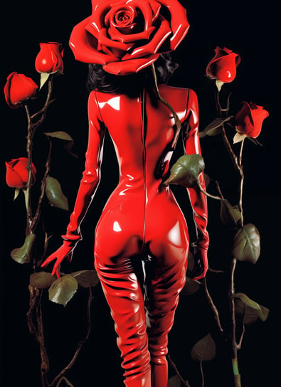 Plakat 40x55cm Kwiatowa Persona Róż Zakito Posters