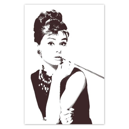 Plakat 40x60 Audrey Hepburn Cygaretka ZeSmakiem