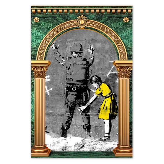 Plakat 40x60 Banksy dziewczynka ZeSmakiem