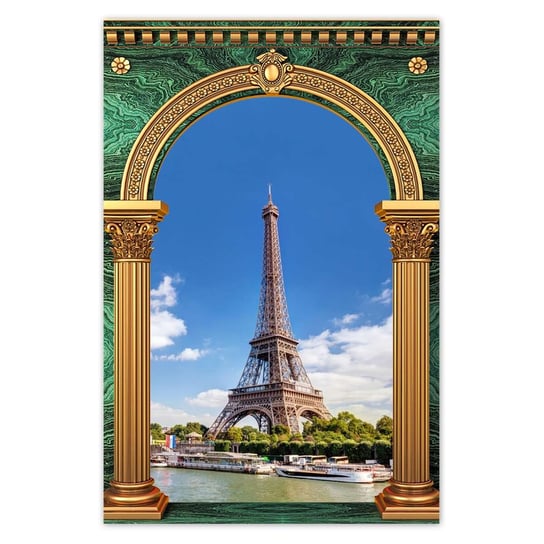 Plakat 40x60 Francja Paryż Wieża ZeSmakiem