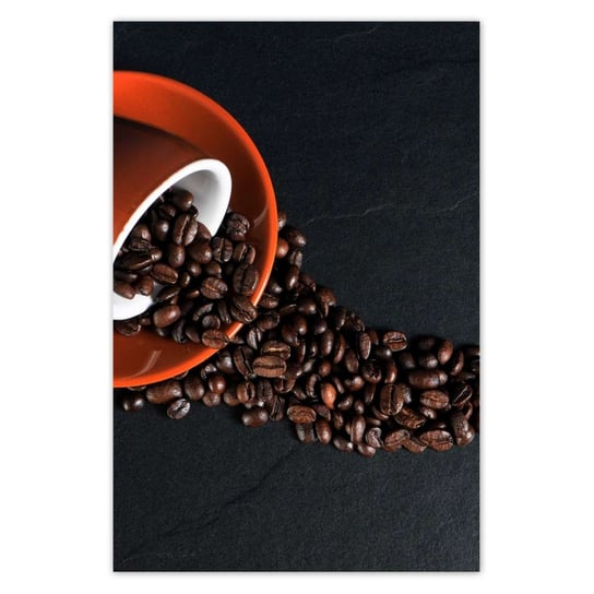 Plakat 40x60 Kawa Kawka Coffee Kaffe ZeSmakiem