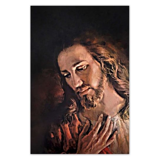 Plakat 40x60 Oblicze Jezusa Chrystusa ZeSmakiem