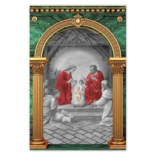 Plakat 40x60 Święta rodzina czerwień ZeSmakiem