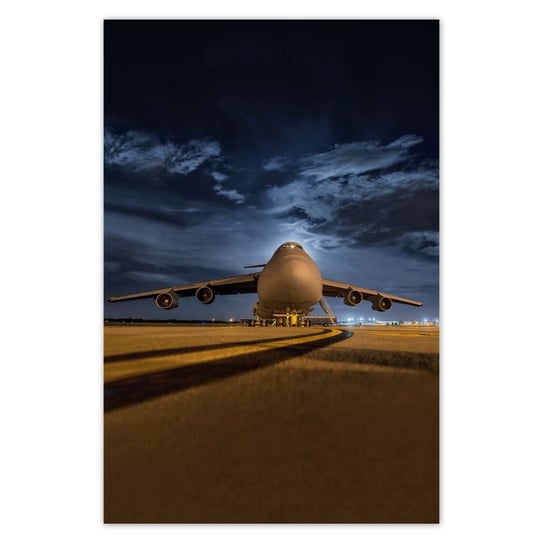 Plakat 40x60 Wielki samolot Lotnisko ZeSmakiem