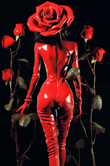 Plakat 40x60cm Kwiatowa Persona Róż Zakito Posters