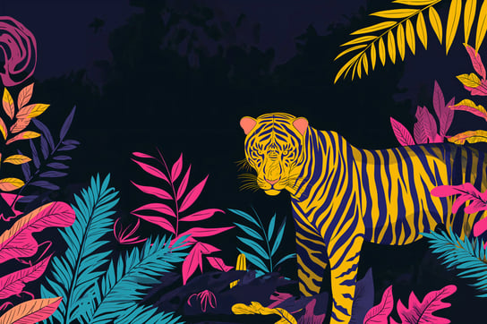 Plakat 45x30cm Tygrys w Rozdarciu Inna marka