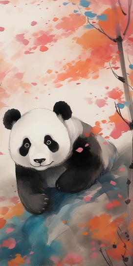 Plakat 50x100cm Panda wśród Klonów Zakito Posters