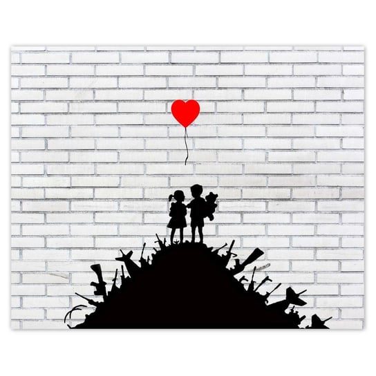 Plakat 50x40 Banksy Sterta broni Balon ZeSmakiem