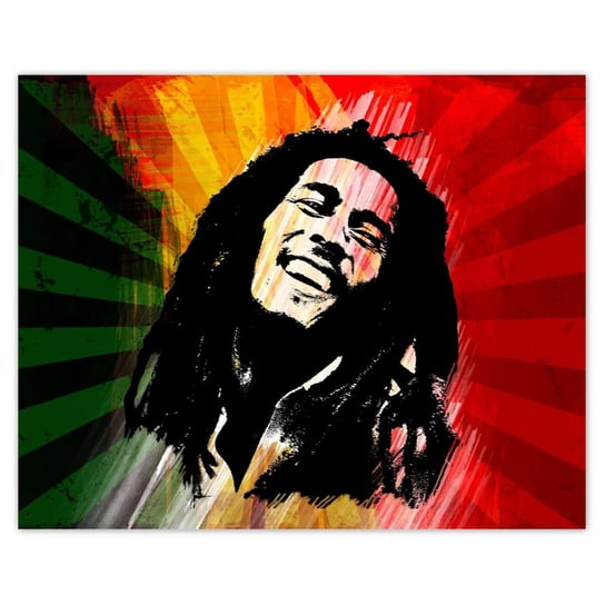 Plakat 50x40 Bob Marley Reggae ZeSmakiem